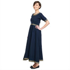 Product image Medieval Dress Ennlin with Short Sleeves Blue
