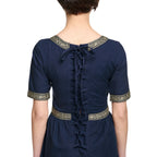 Product image Medieval Dress Ennlin with Short Sleeves Blue