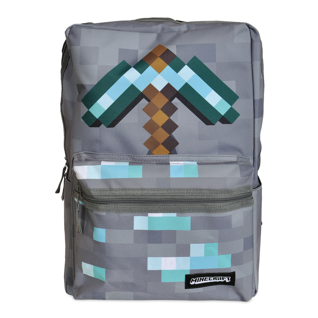 Produktbild Minecraft - Pickaxe Rucksack grau