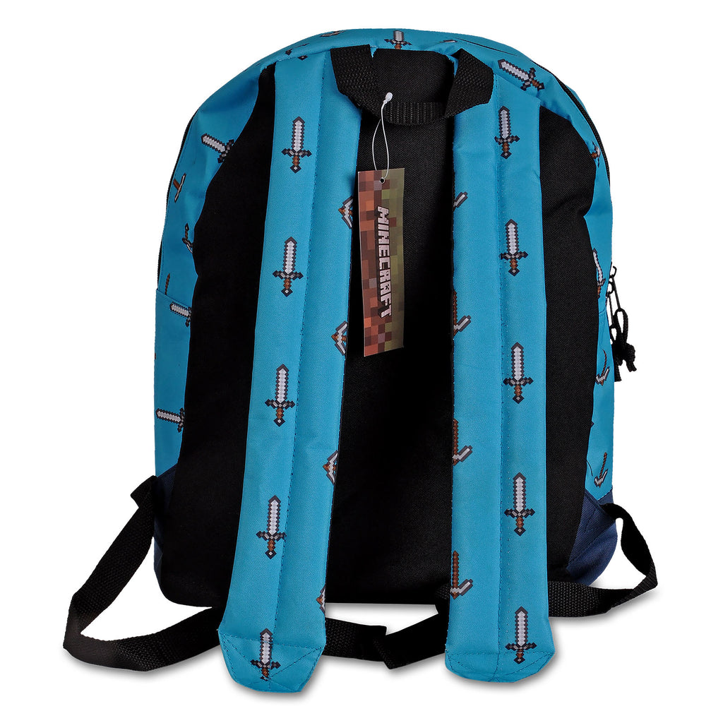 Produktbild Minecraft - Sword & Axe Rucksack mit Creeper Mini Bag