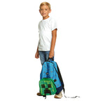 Produktbild Minecraft - Sword & Axe Rucksack mit Creeper Mini Bag