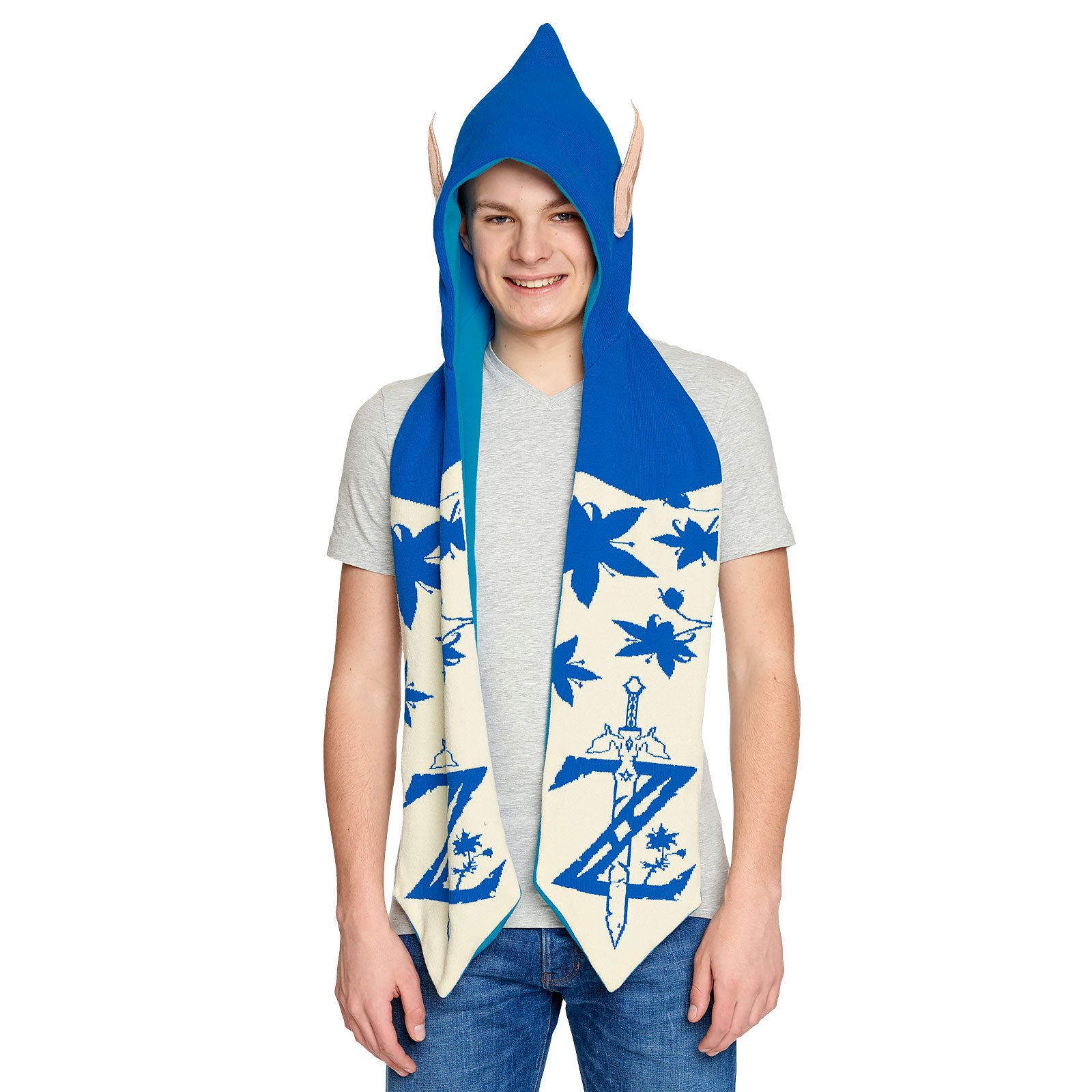 Produktbild Zelda - Breath of the Wild Schal mit Kapuze und Ohren