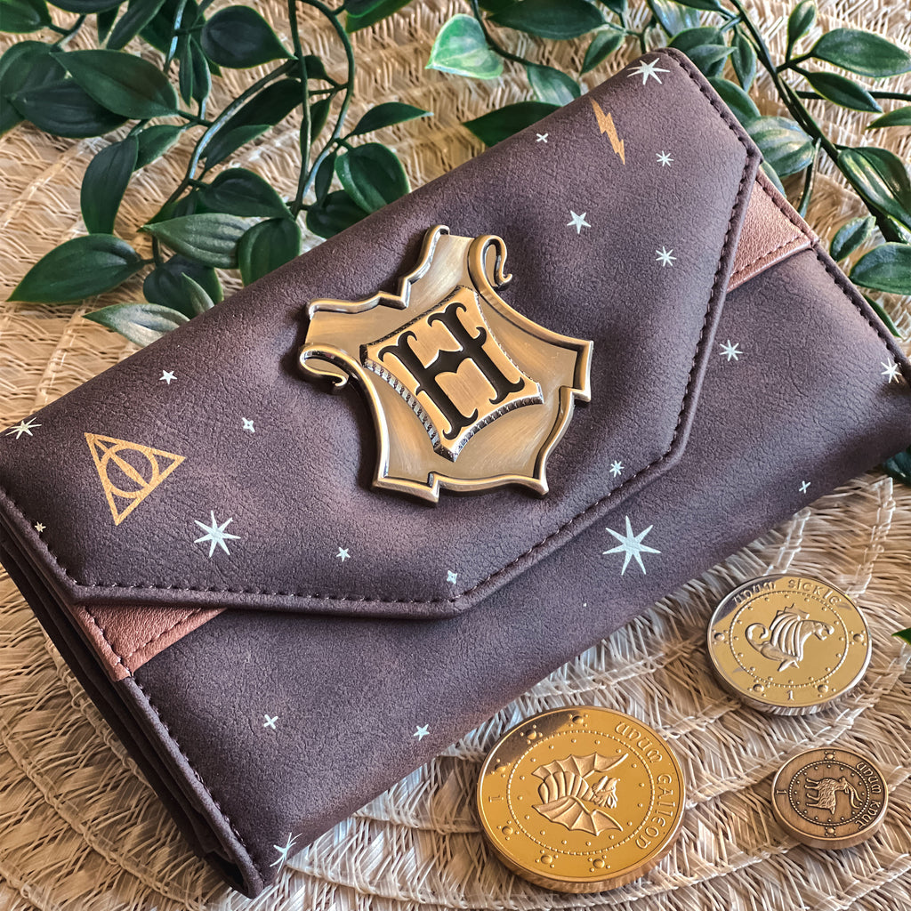 Produktbild Harry Potter - Hogwarts Metall Wappen Geldbörse