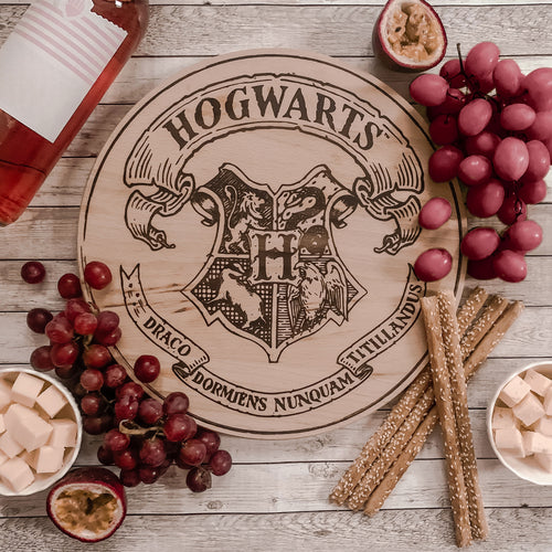 Produktbild Harry Potter - Hogwarts Wappen Schneidebrett Buche