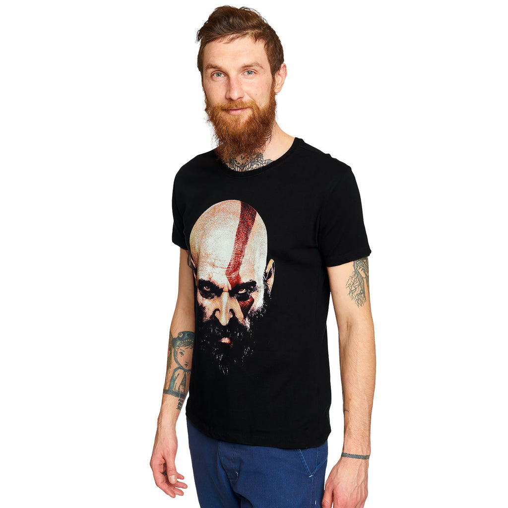Produktbild God of War - Kratos Face T-Shirt schwarz