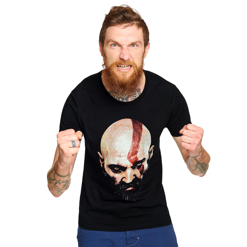 Produktbild God of War - Kratos Face T-Shirt schwarz