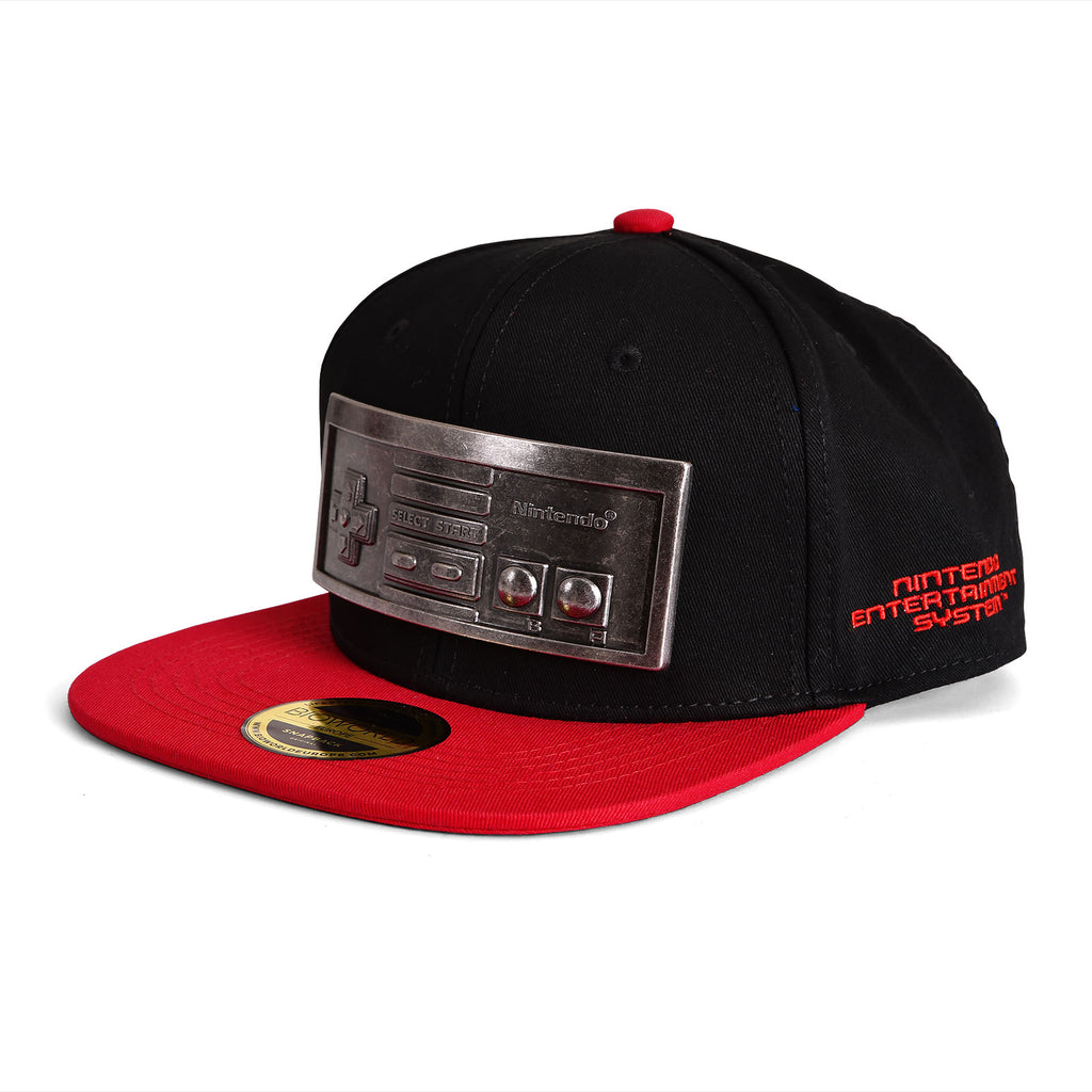 Nintendo - NES Metall Controller Snapback Cap