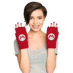 Produktbild Super Mario - Fingerlose Logo Handschuhe rot