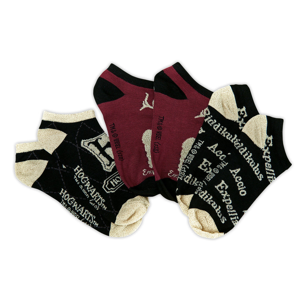 Produktbild Harry Potter - Glitzereffekt Socken 3er Set