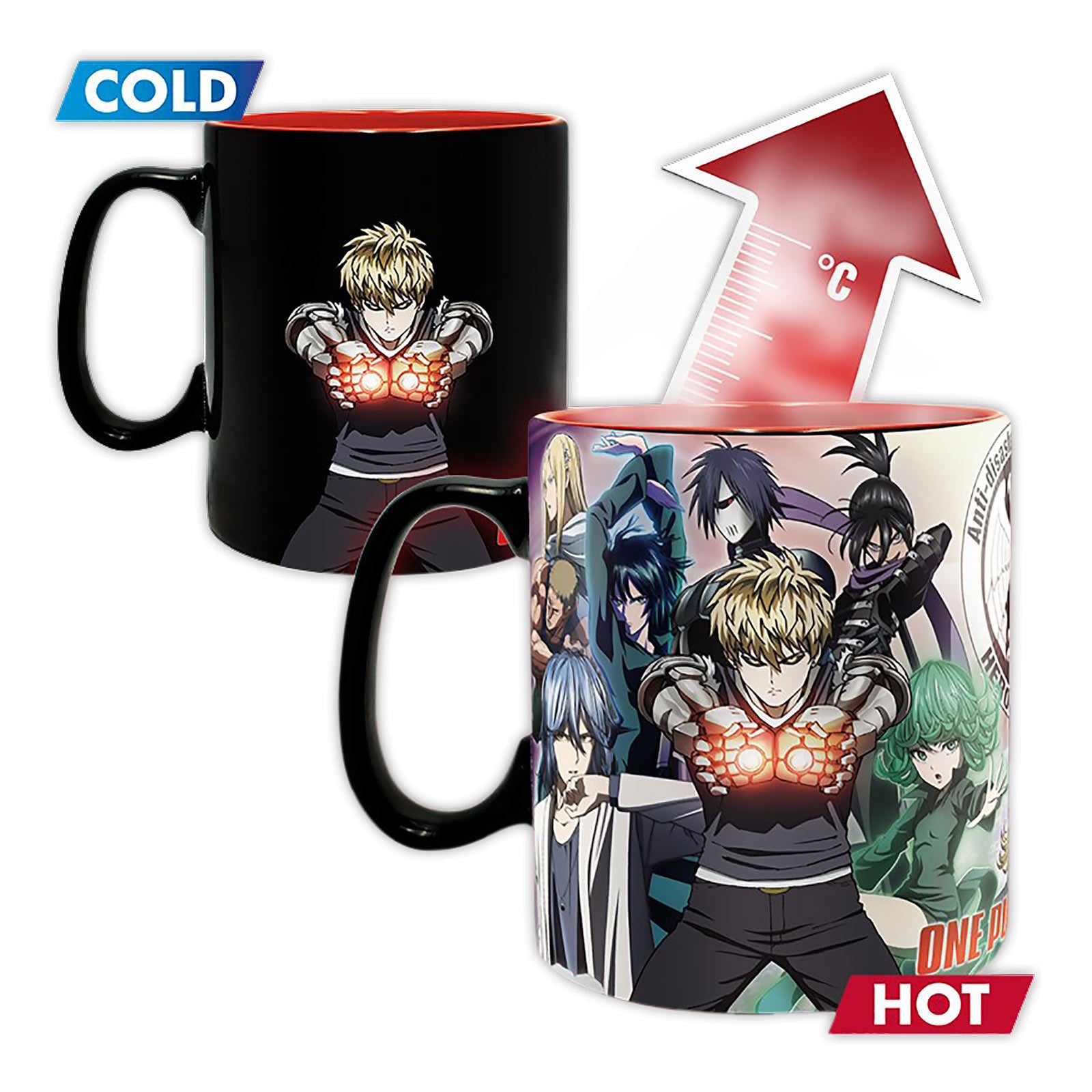 Produktbild One Punch Man - Heroes Thermoeffekt Tasse