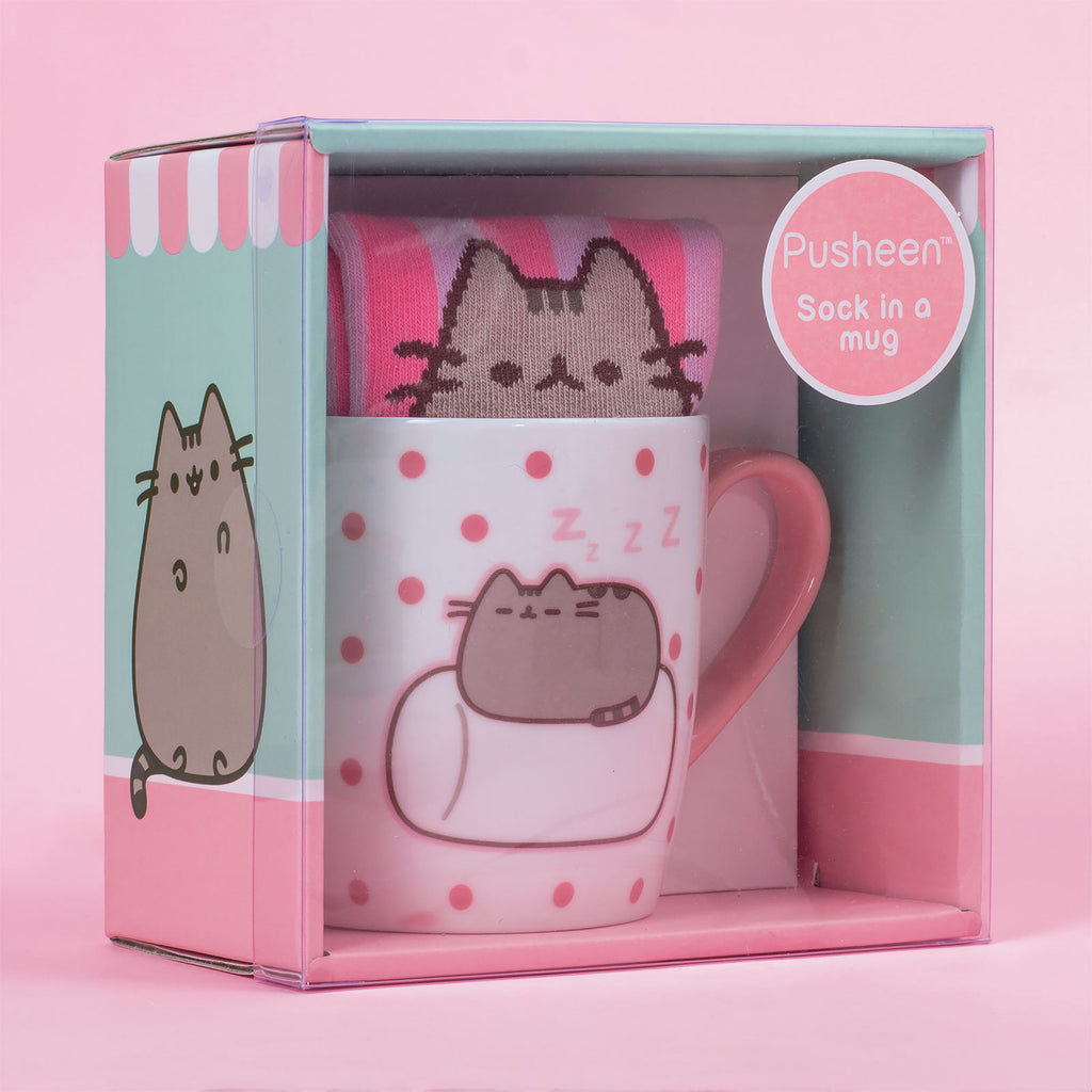 Produktbild Pusheen - Marshmallow Socken und Tasse