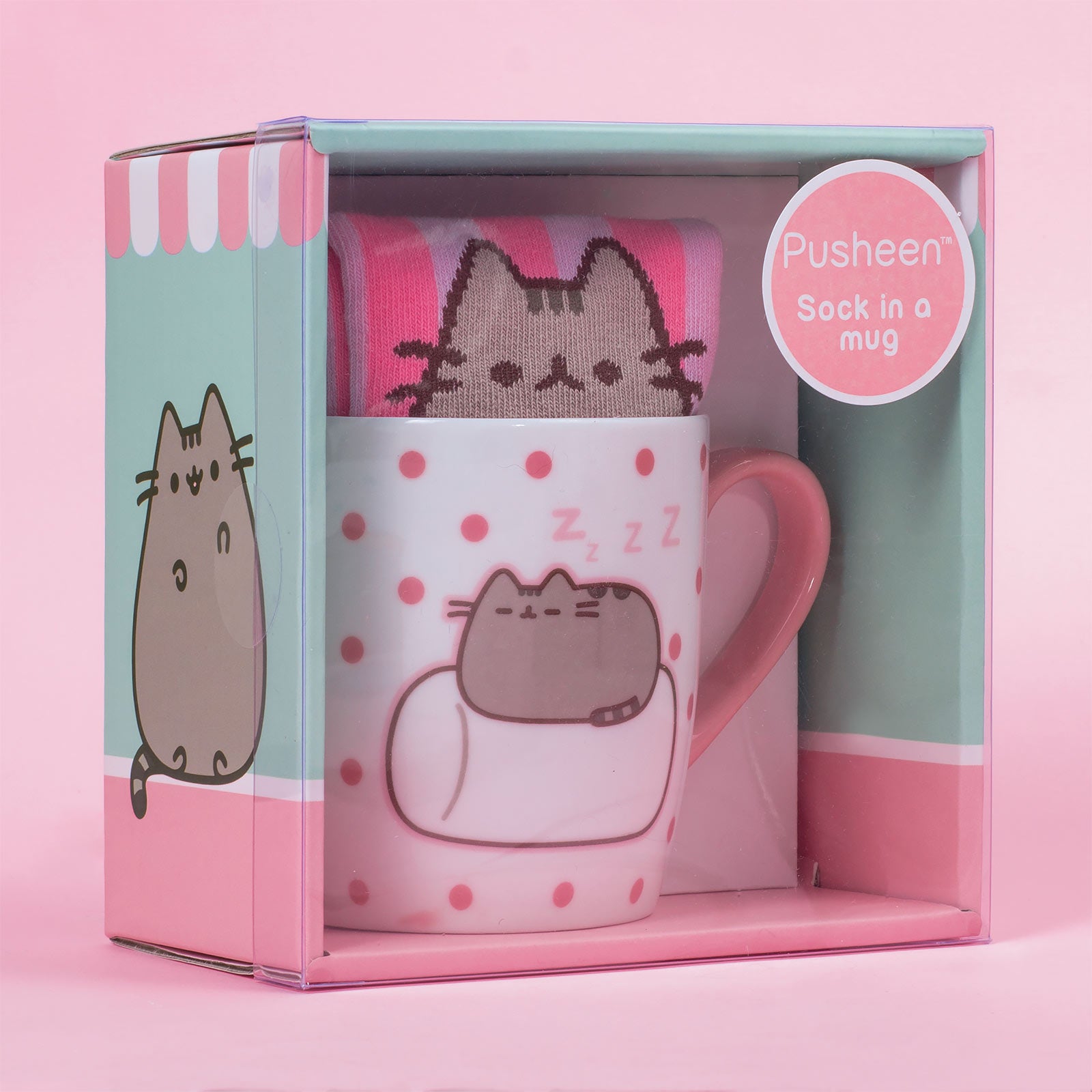Produktbild Pusheen - Marshmallow Socken und Tasse