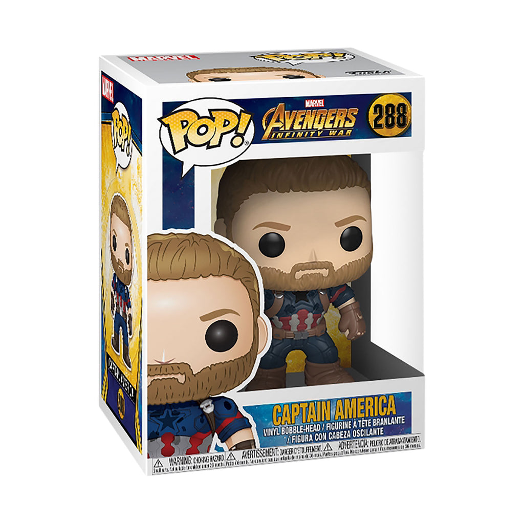 Produktbild Avengers - Captain America Infinity War Funko Pop Wackelkopf-Figur
