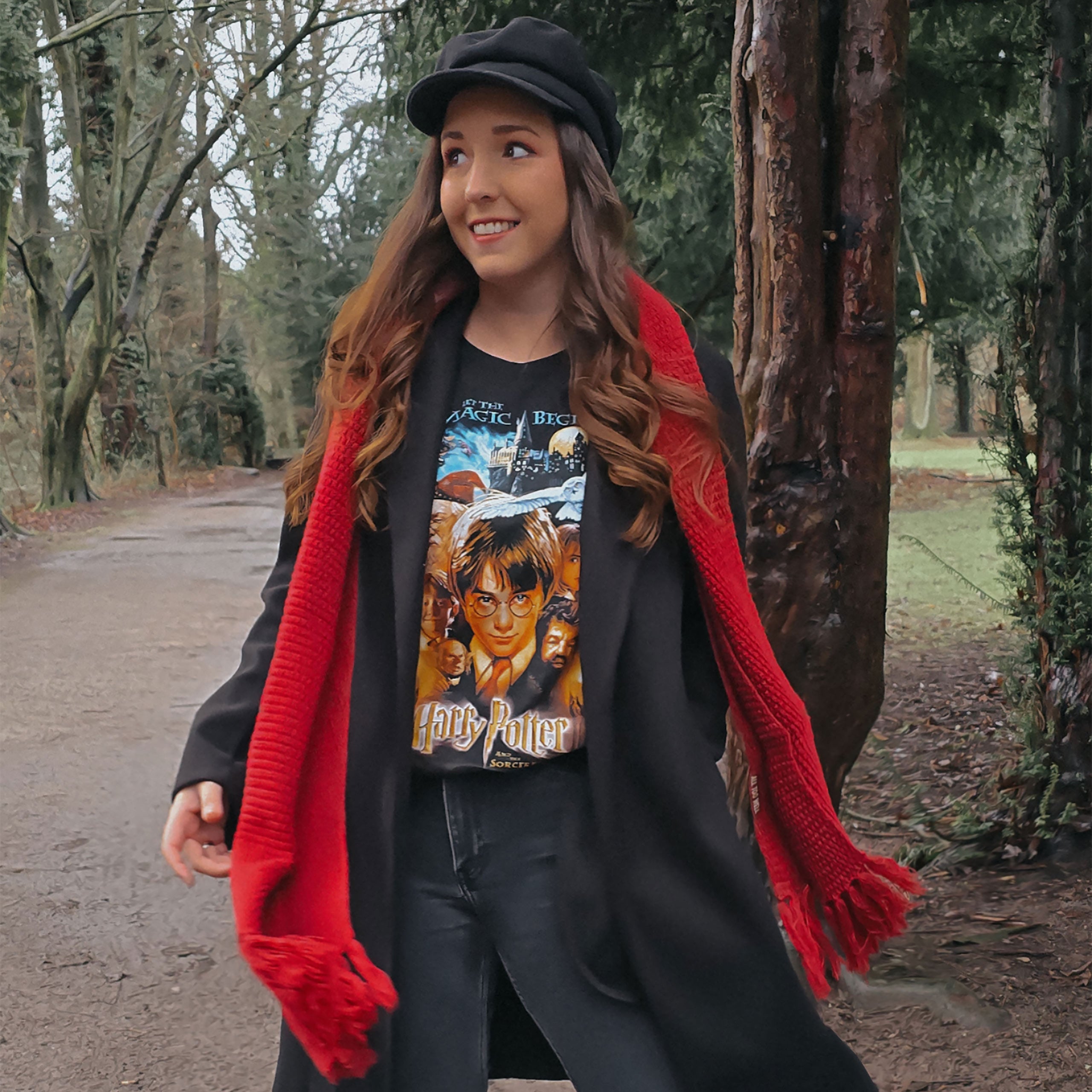 Produktbild Harry Potter - Stein der Weisen Poster T-Shirt schwarz