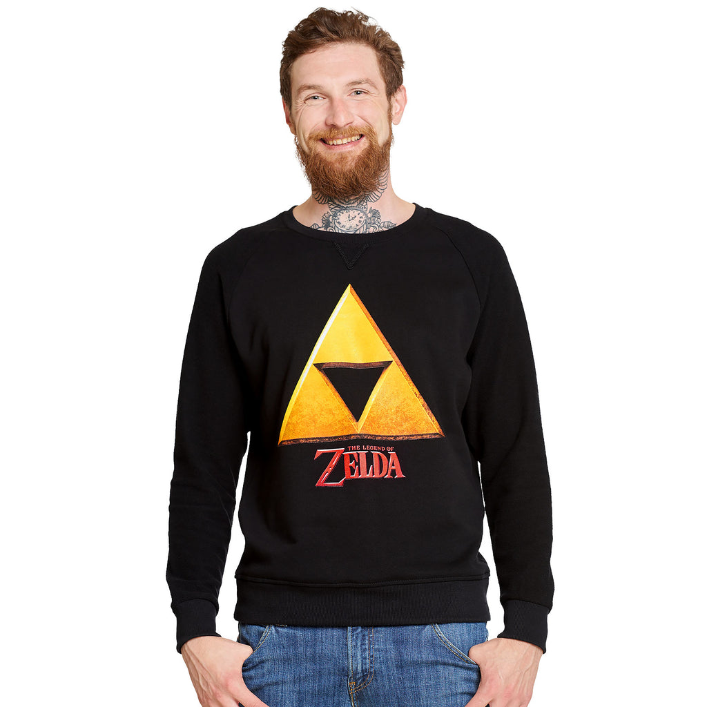 Produktbild Zelda - Triforce Hyrule Logo Sweater schwarz