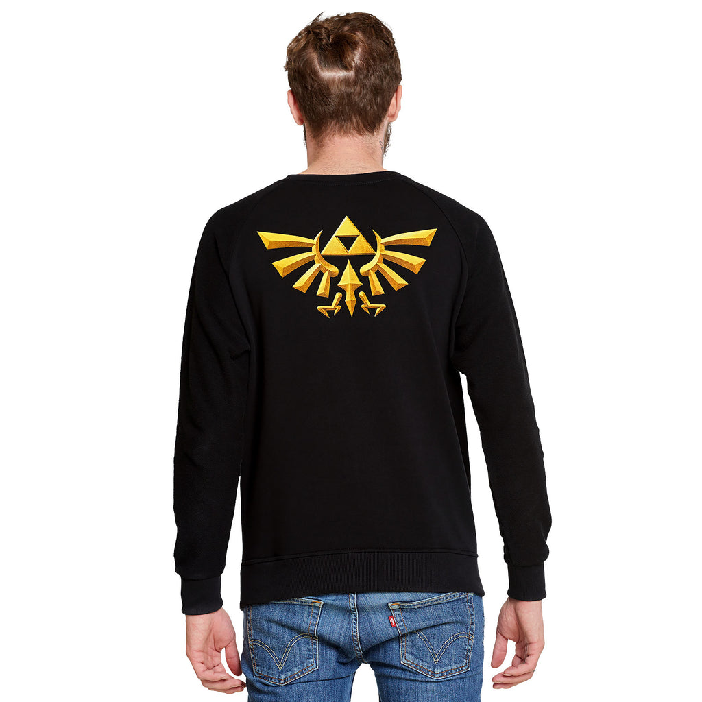 Produktbild Zelda - Triforce Hyrule Logo Sweater schwarz