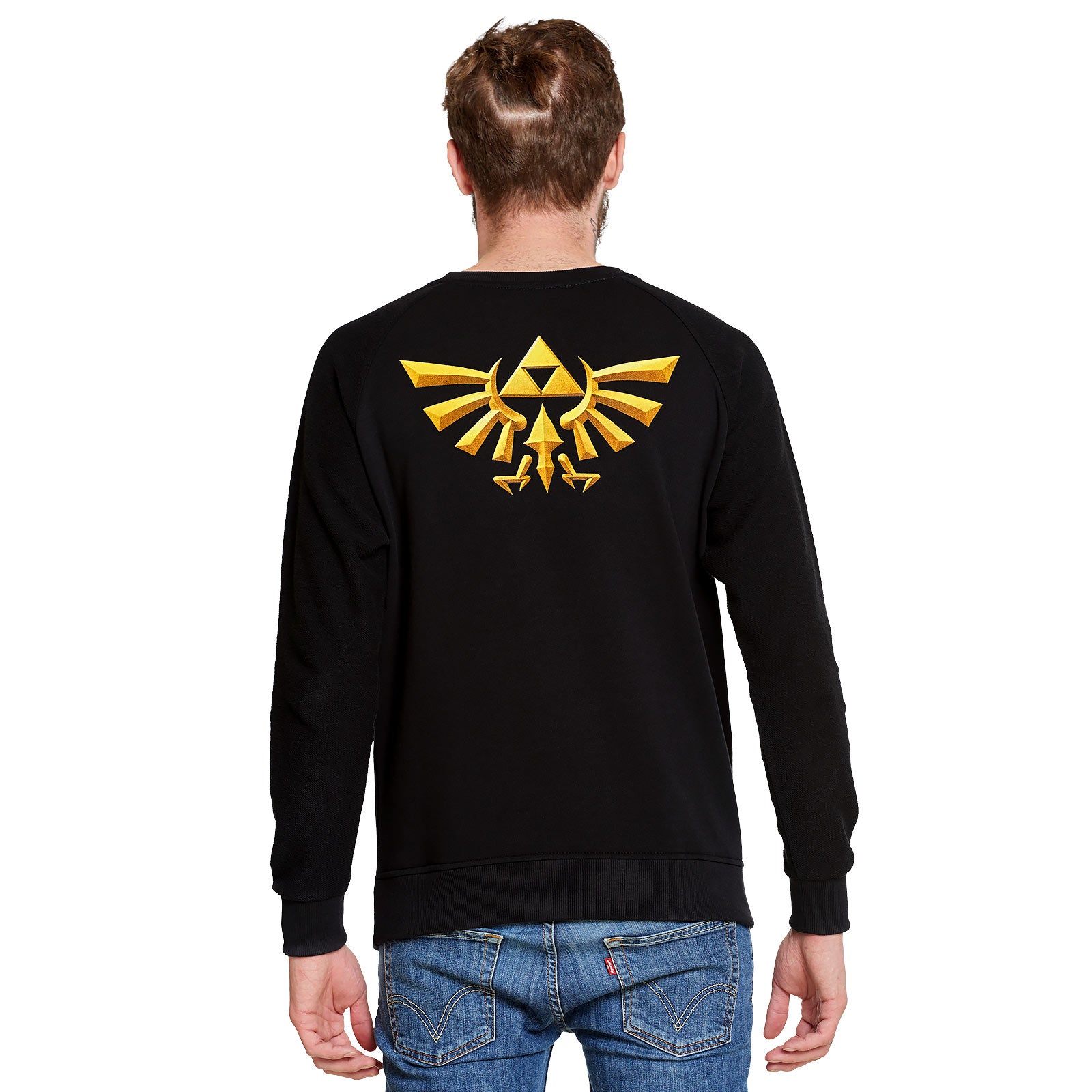 Produktbild Zelda - Triforce Hyrule Logo Sweater schwarz