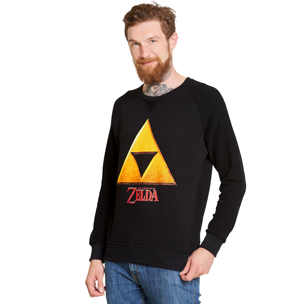 Produktbild Zelda - Triforce Hyrule Logo Sweater schwarz