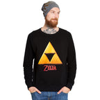 Produktbild Zelda - Triforce Hyrule Logo Sweater schwarz