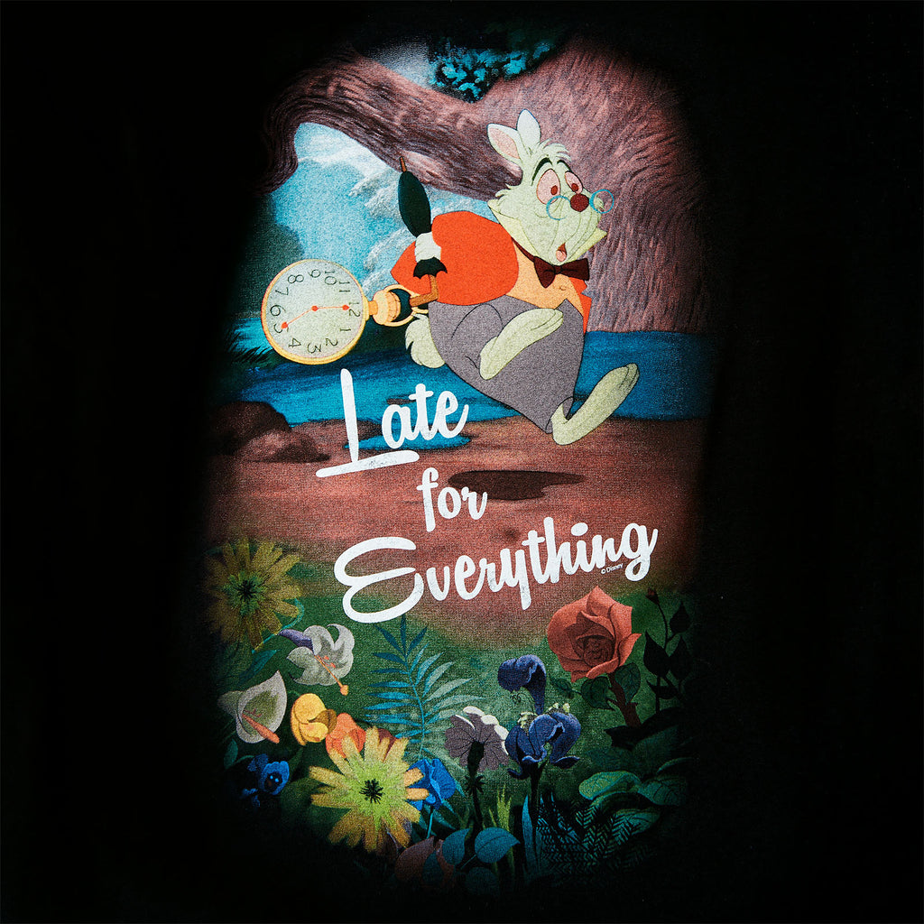 Product image Alice in Wonderland - Late T-Shirt Women's Loose Fit Black