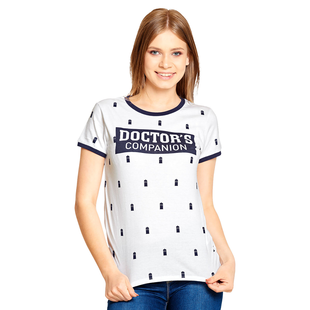 Produktbild Doctor Who - Doctor's Companion T-Shirt Damen weiß