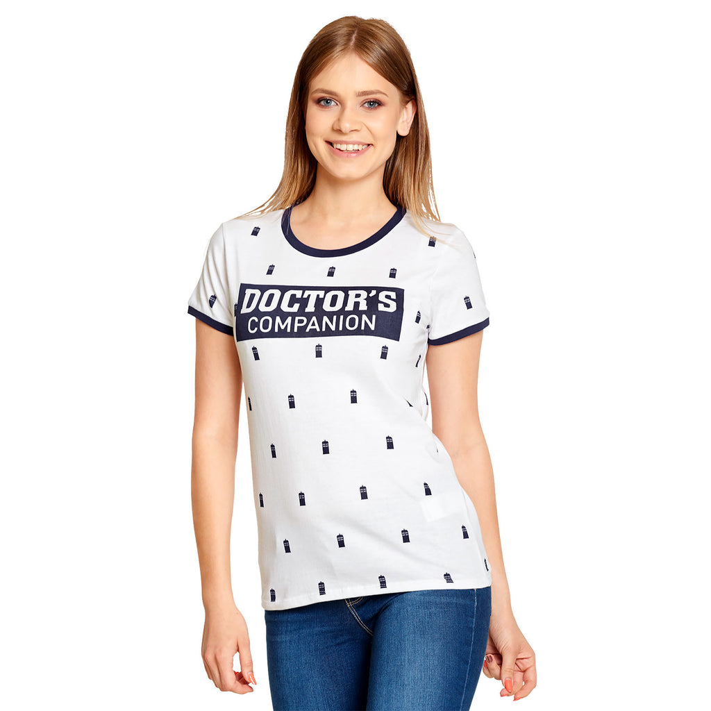 Produktbild Doctor Who - Doctor's Companion T-Shirt Damen weiß