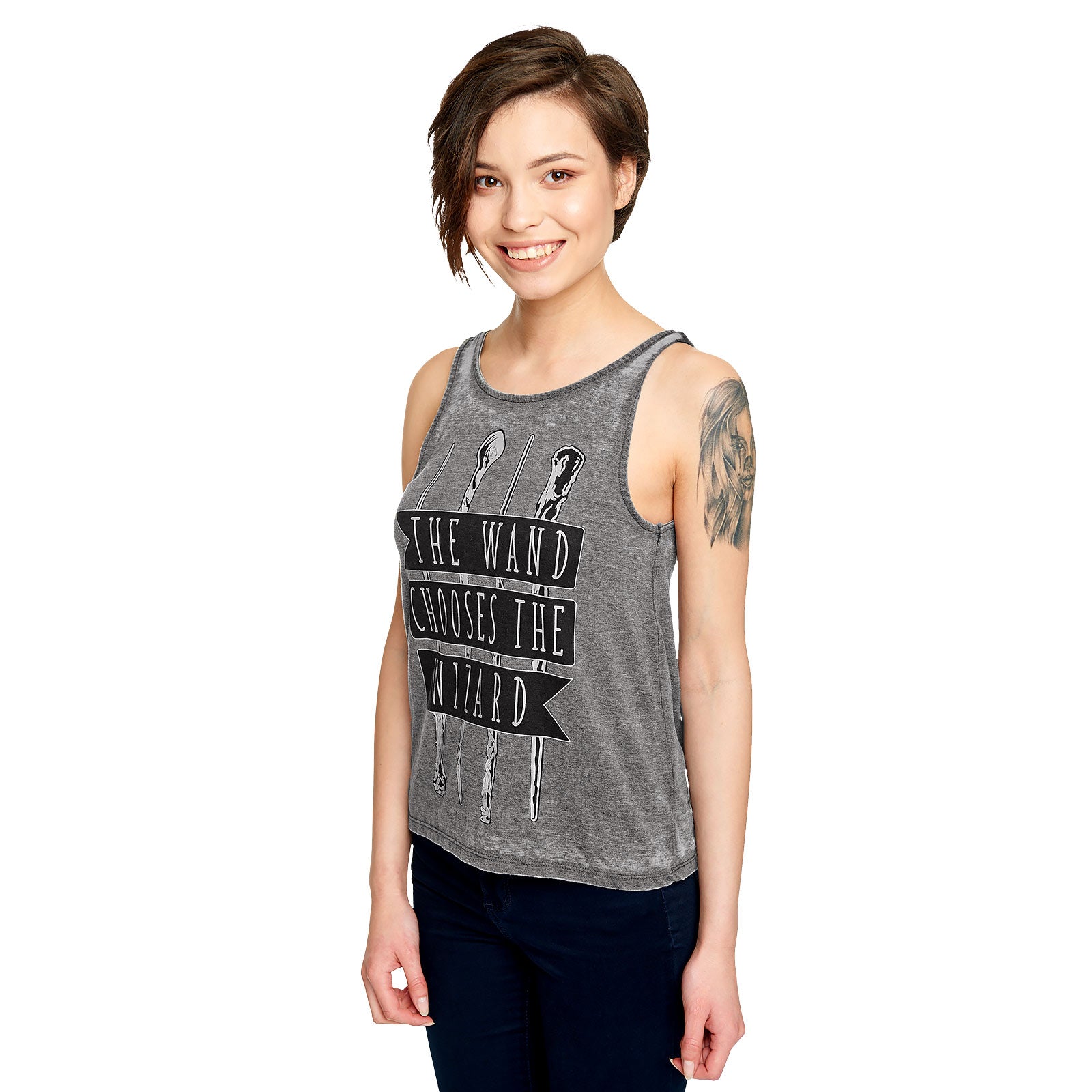 Produktbild Harry Potter - Wand Chooses Wizard Tank Top grau