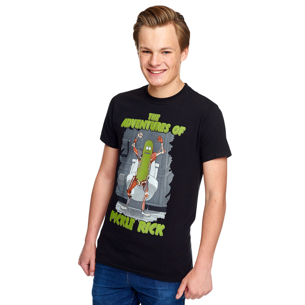 Product image Rick and Morty - Adventures of Pickle Rick T-Shirt black