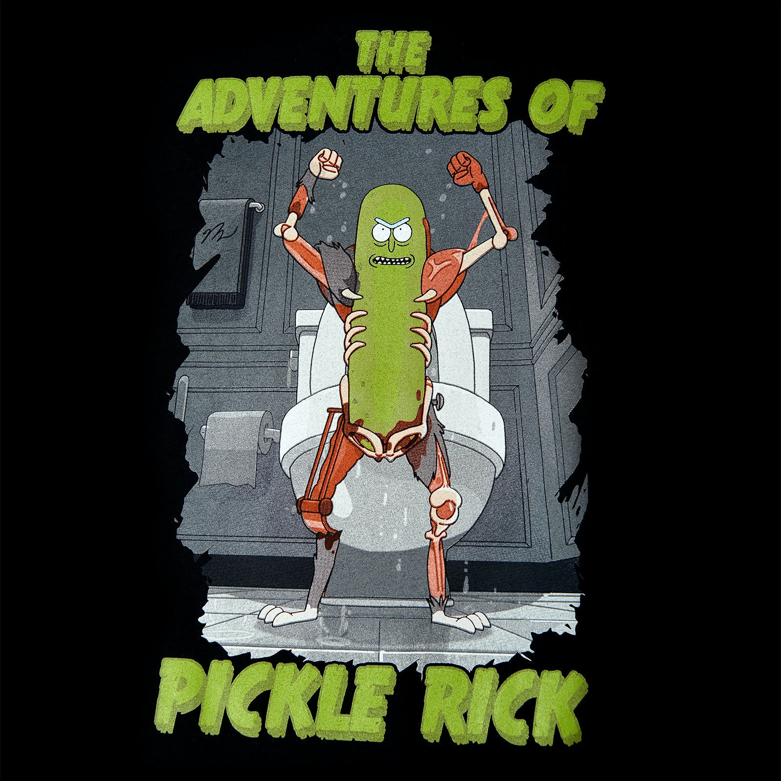 Product image Rick and Morty - Adventures of Pickle Rick T-Shirt black