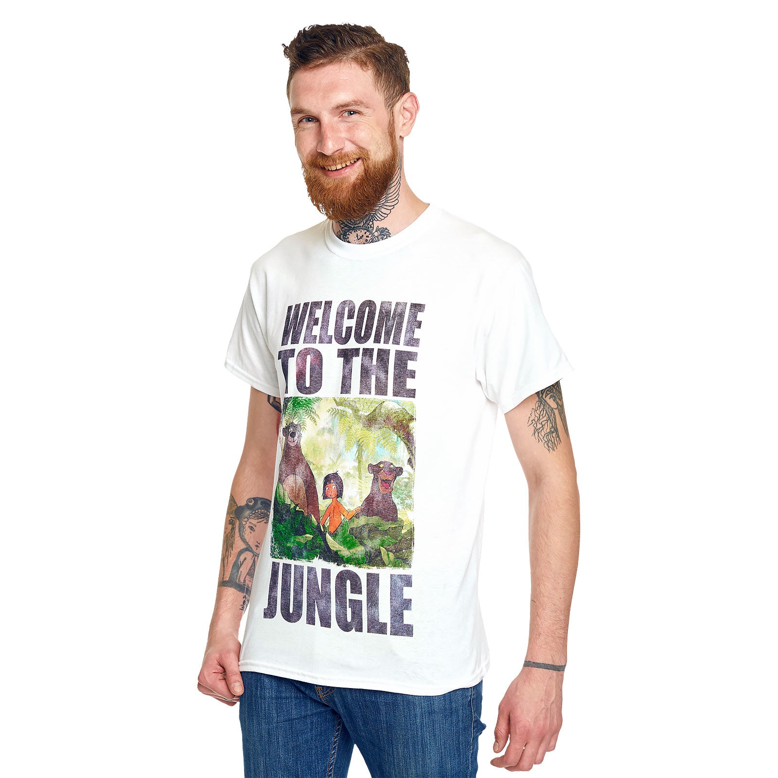Produktbild Dschungelbuch - Welcome to the Jungle T-Shirt weiß