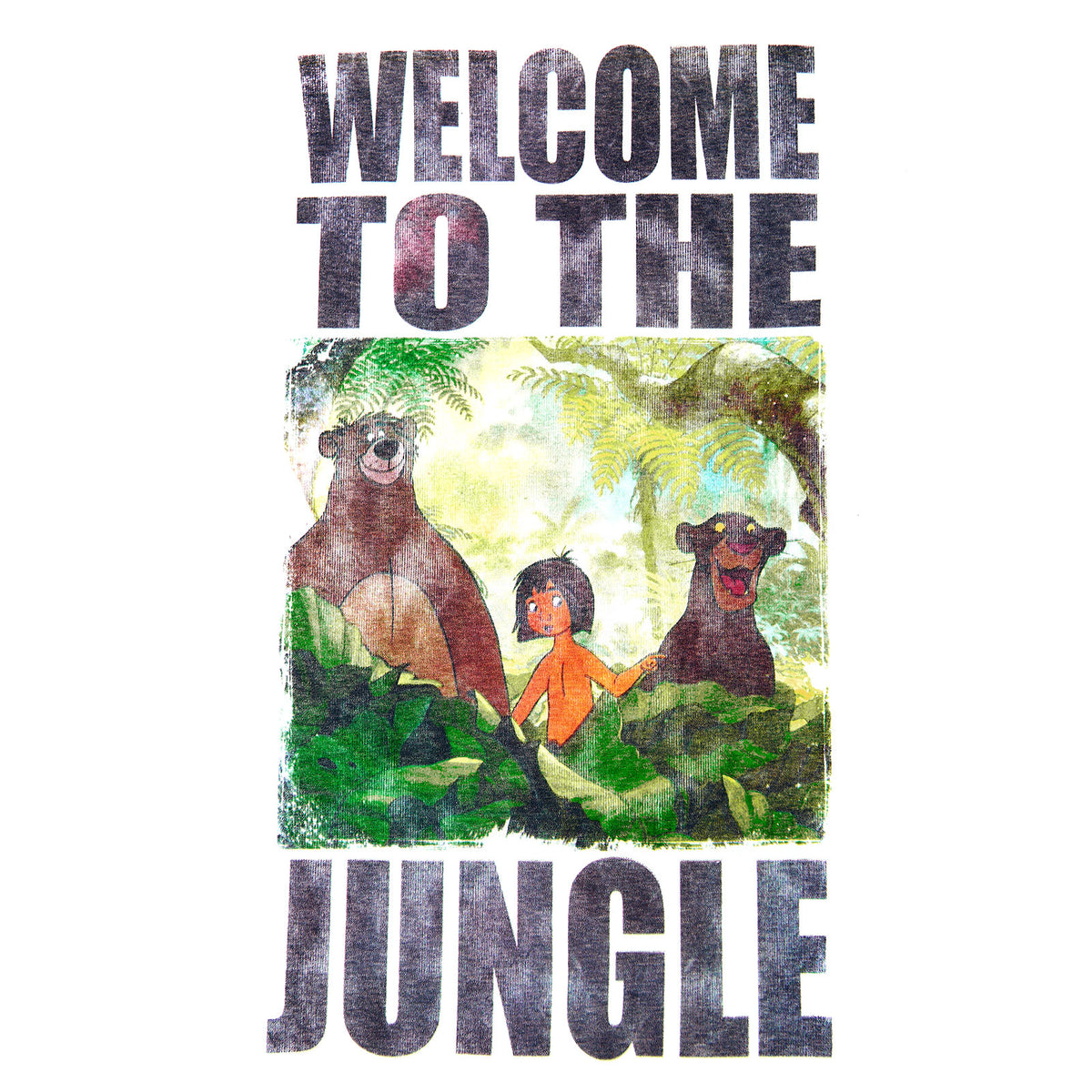 Produktbild Dschungelbuch - Welcome to the Jungle T-Shirt weiß