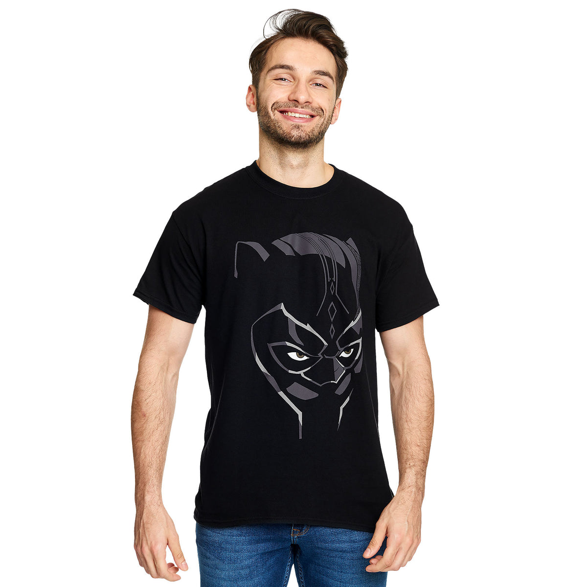 Produktbild Black Panther - Mask T-Shirt schwarz