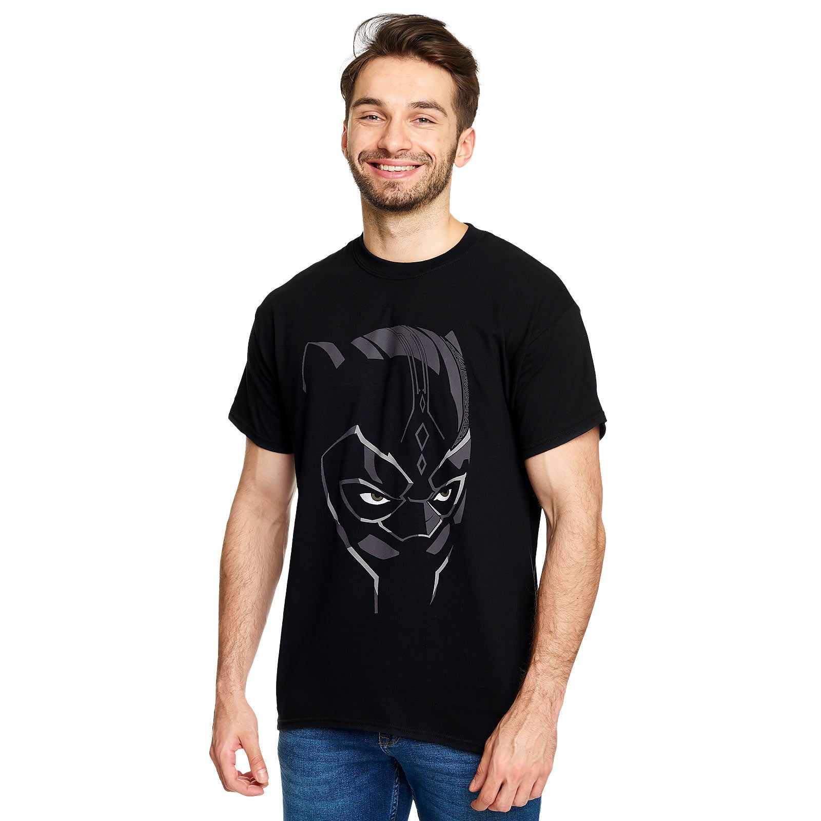 Produktbild Black Panther - Mask T-Shirt schwarz