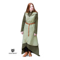 Product image Medieval Wrap Dress Dala with Hood Green