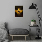 Produktbild Hyrule Logo Metall Poster für Zelda Fans
