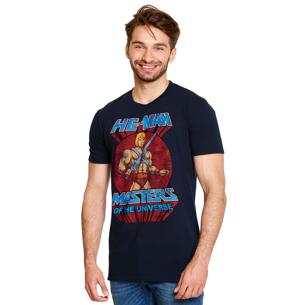 Produktbild Masters of the Universe - He-Man Pose T-Shirt blau
