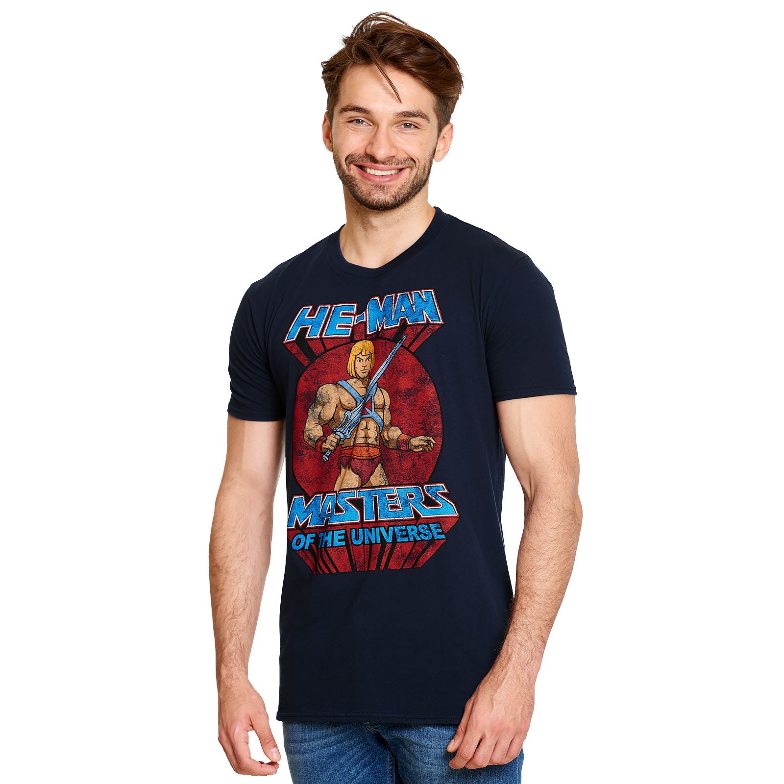 Produktbild Masters of the Universe - He-Man Pose T-Shirt blau