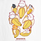 Produktbild Bananya - Characters T-Shirt Damen weiß