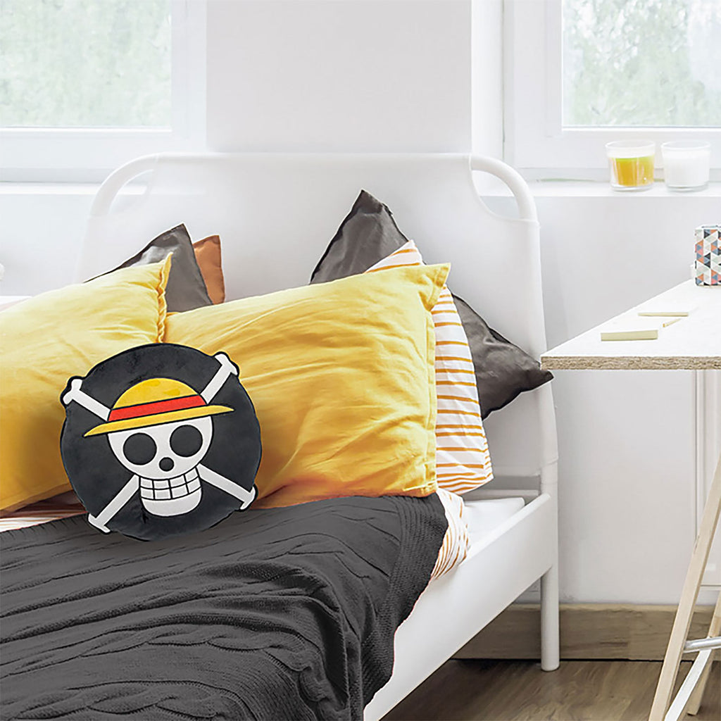 Produktbild One Piece - Strohhutbande Skull Logo Kissen