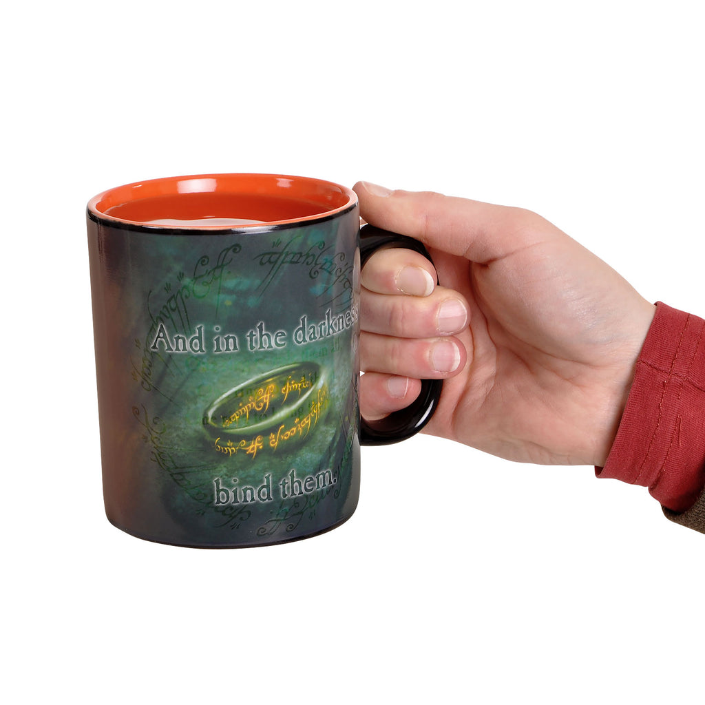 Produktbild Der Herr der Ringe - Saurons Ring Thermoeffekt Tasse