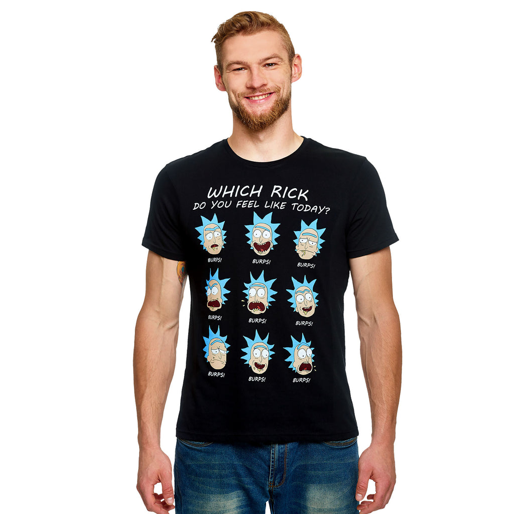 Product image Rick and Morty - Emotions of Rick T-Shirt black