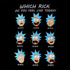 Product image Rick and Morty - Emotions of Rick T-Shirt black