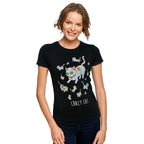 Produktbild Rick and Morty - Crazy Cat T-Shirt Damen schwarz