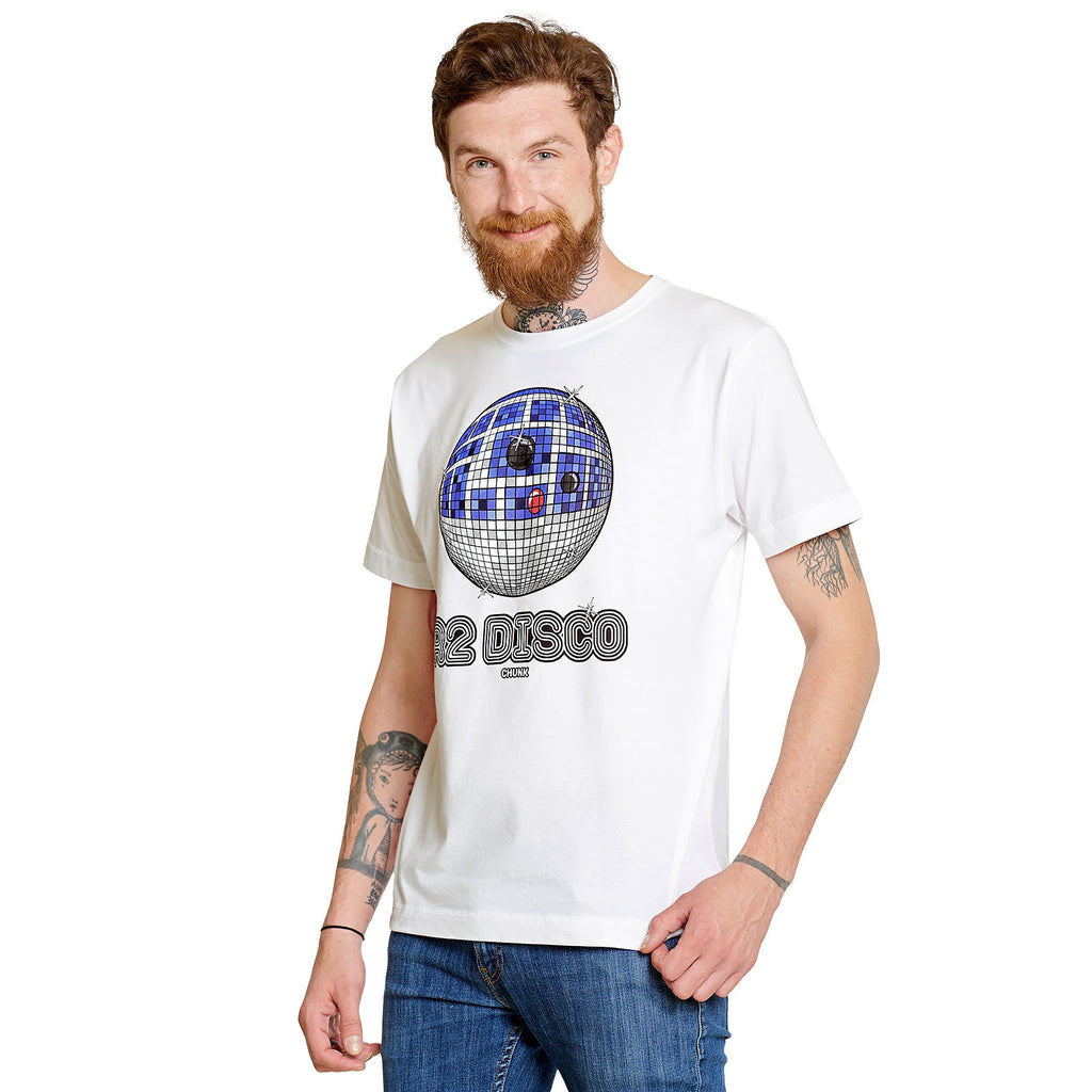 Produktbild Droid Disco T-Shirt für Star Wars Fans weiß