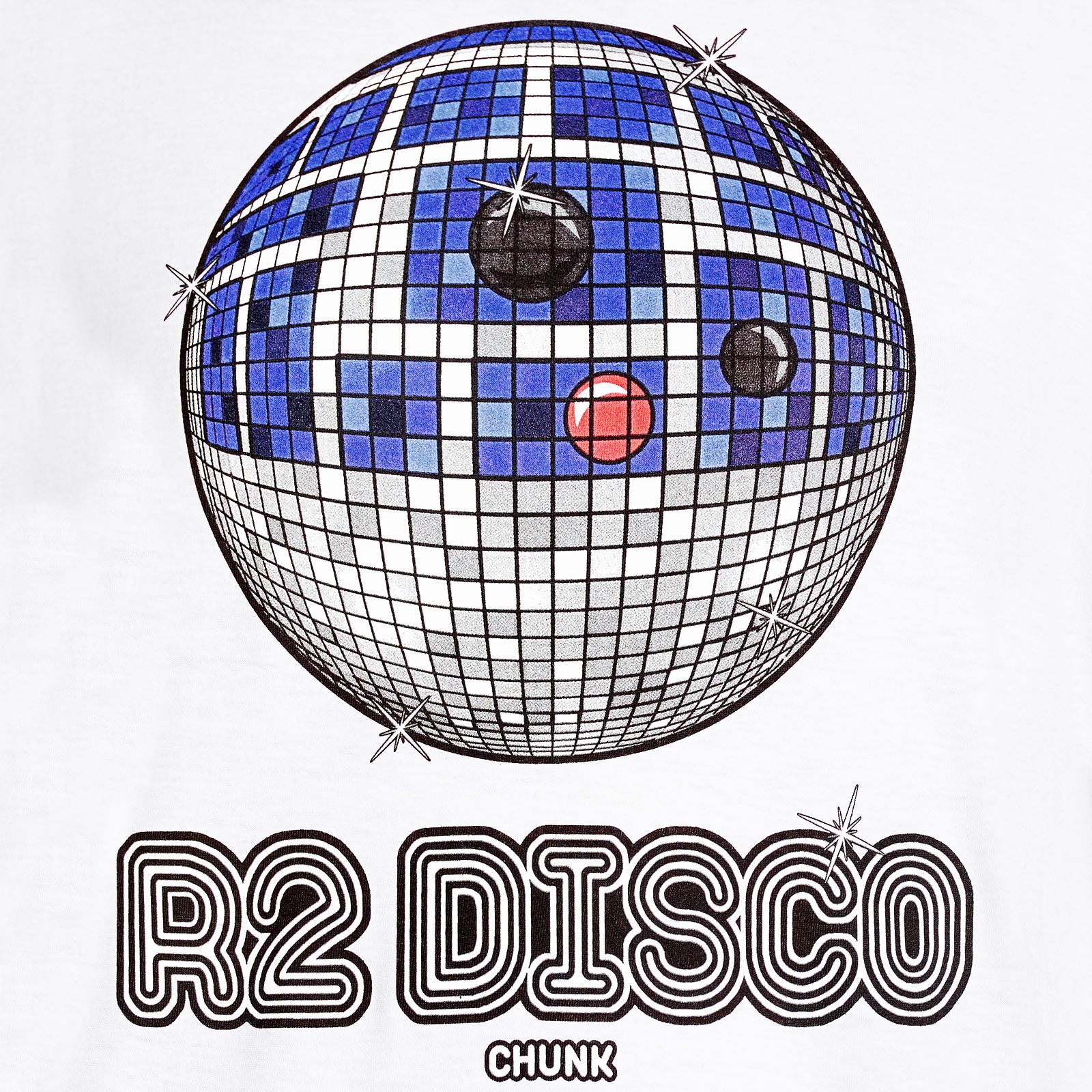 Produktbild Droid Disco T-Shirt für Star Wars Fans weiß