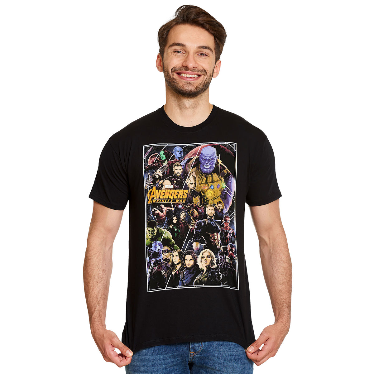 Produktbild Avengers - Infinity War Poster Collage T-Shirt schwarz