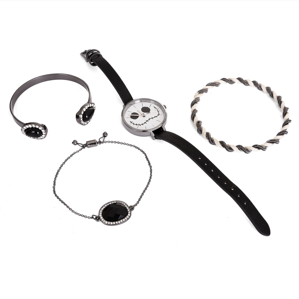 Produktbild Nightmare Before Christmas - Jack Armbanduhr mit Schmuckset