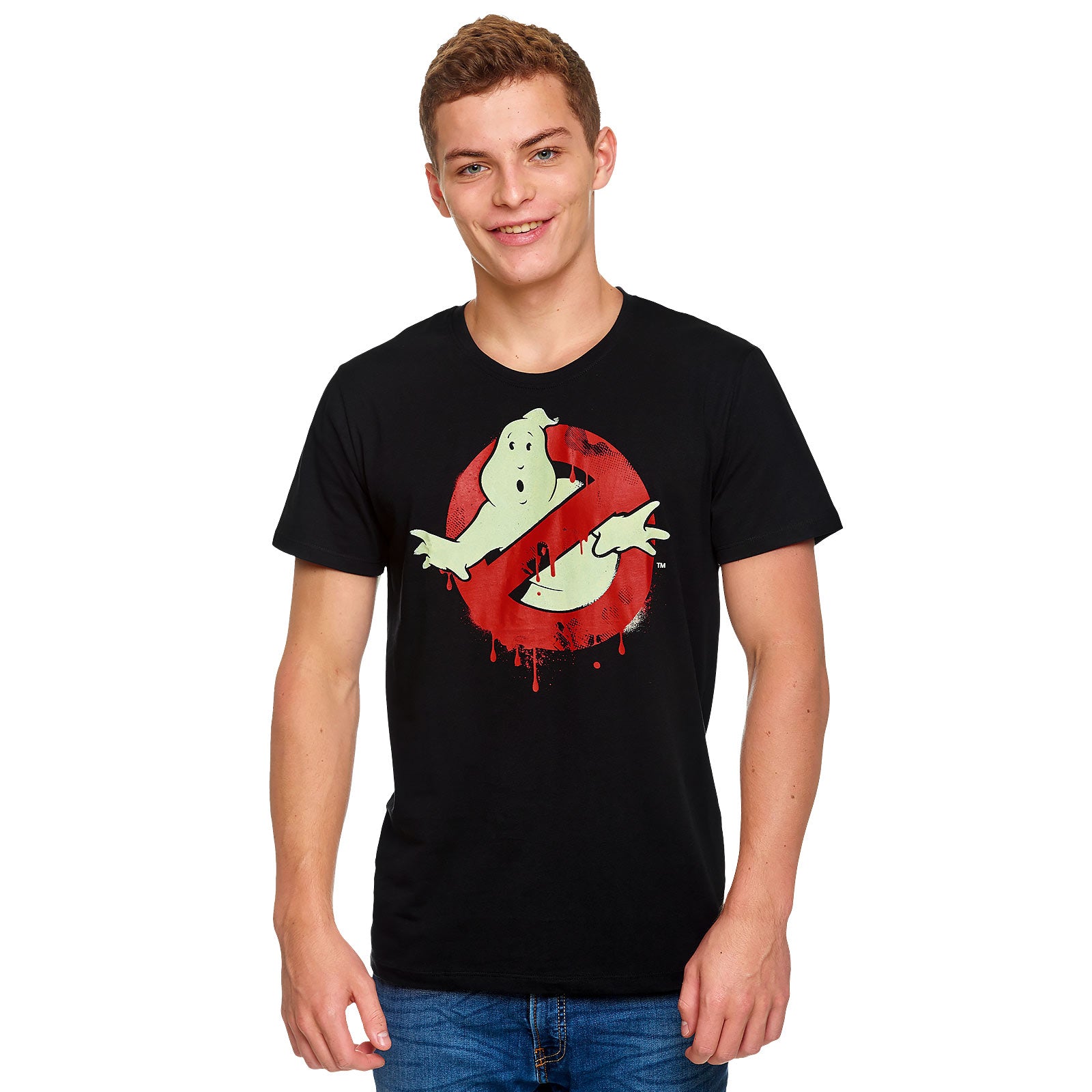 Produktbild Ghostbusters - Glow in the Dark Logo T-Shirt
