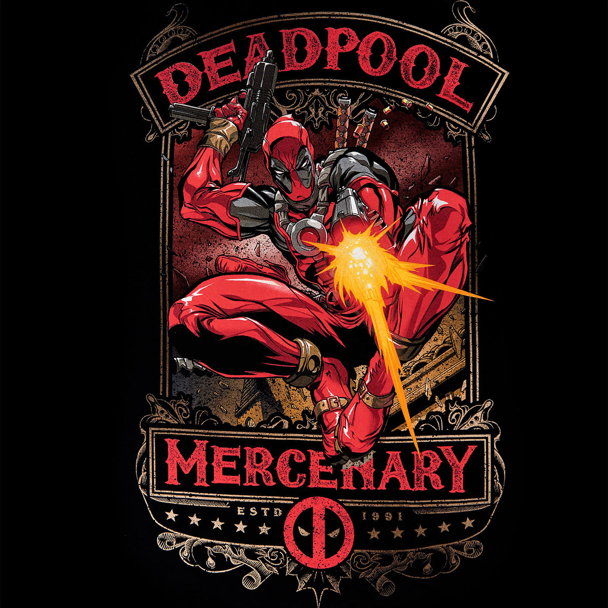 Product image Deadpool - Mercenary T-Shirt Black