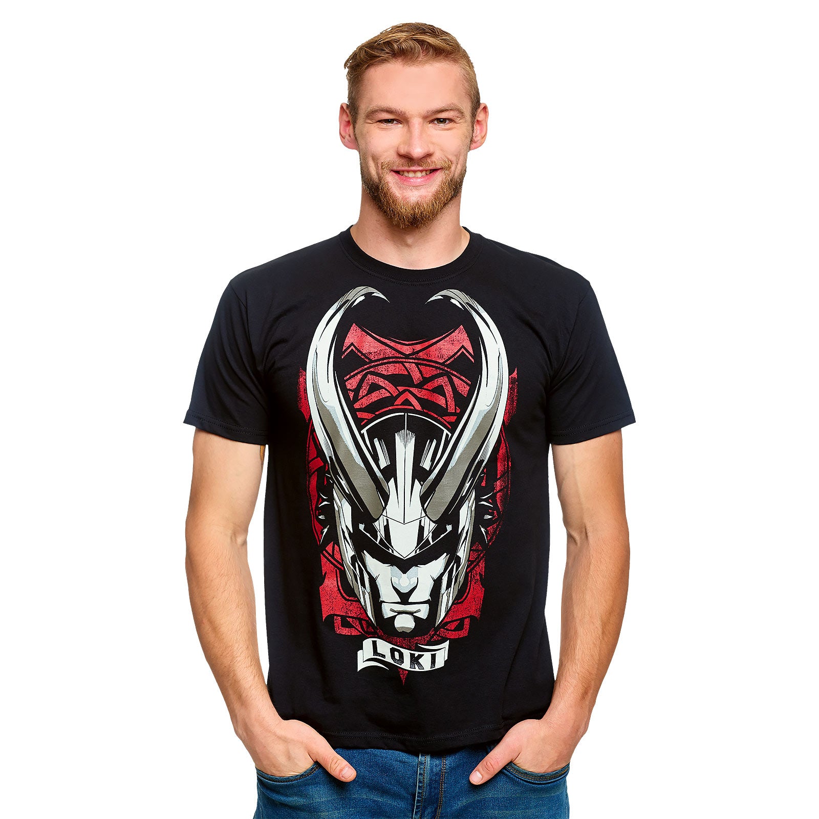 Produktbild Loki - Horned Helmet T-Shirt schwarz